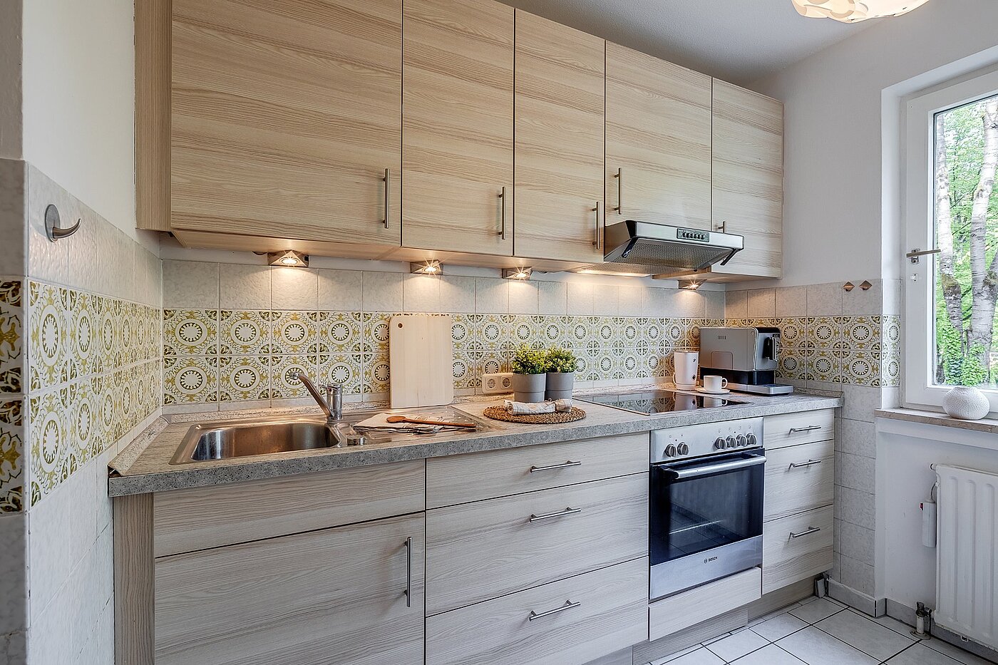 フラット 部屋数 2 部屋 | München-Perlach | 1904ML5 | Küche mit Fenster