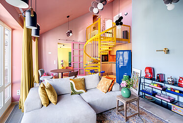 Au-Haidhausen: ユニークなデザイン - ガスタイクのエクスクルーシブ・ルーフテラス・フラット