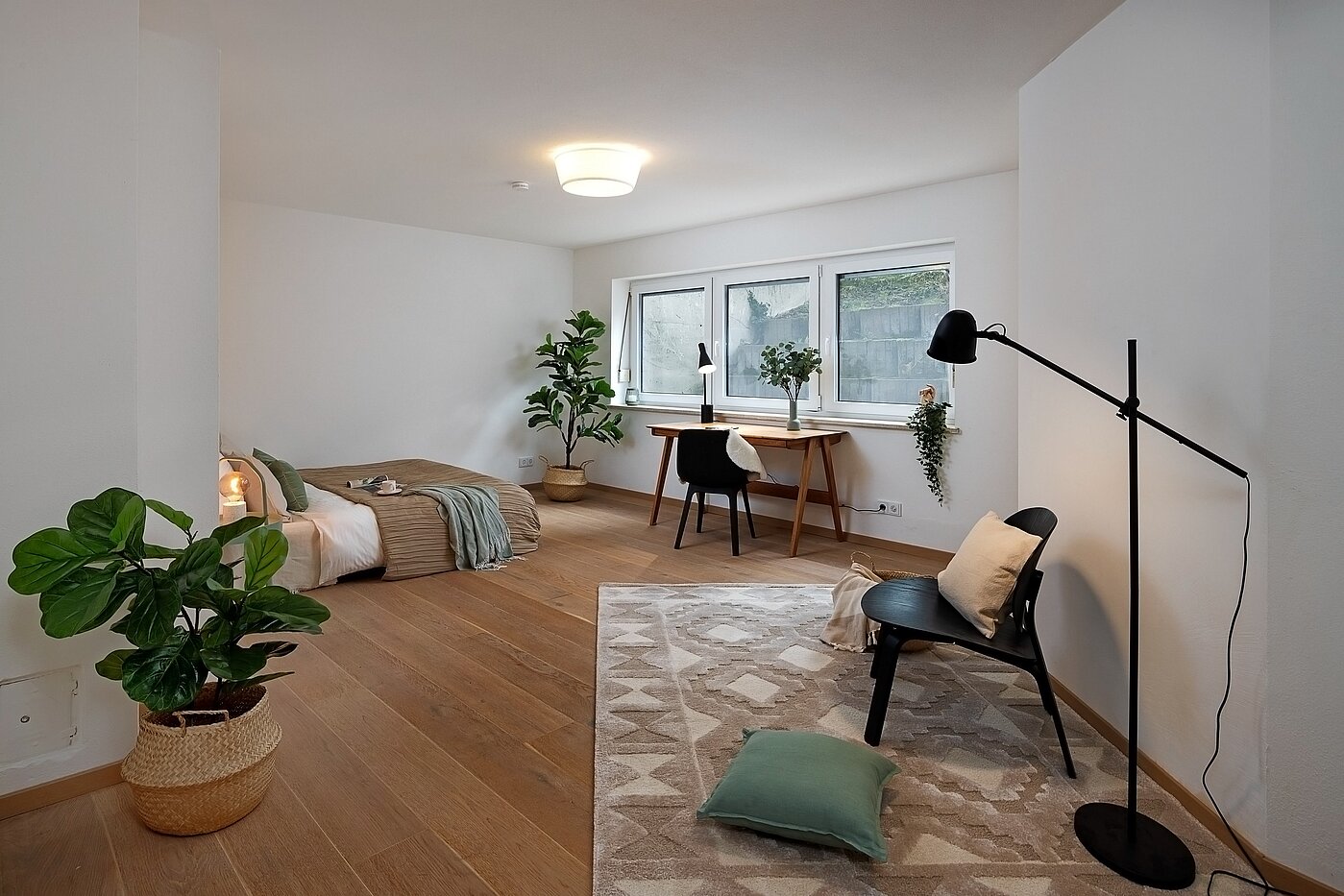 フラット 部屋数 4 部屋 | Ismaning | 700081 | Schlafzimmer im Untergeschoss