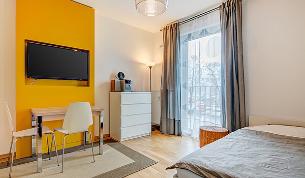 フラット 部屋数 1 部屋 | München-Ramersdorf | 70474 | Schlafzimmer