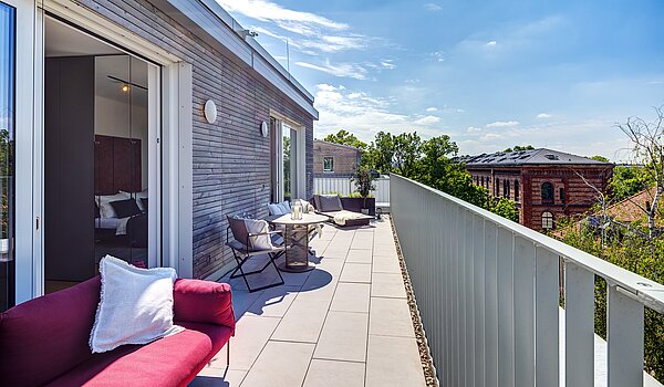 フラット 部屋数 2 部屋 | 70134 | ...Dachterrasse