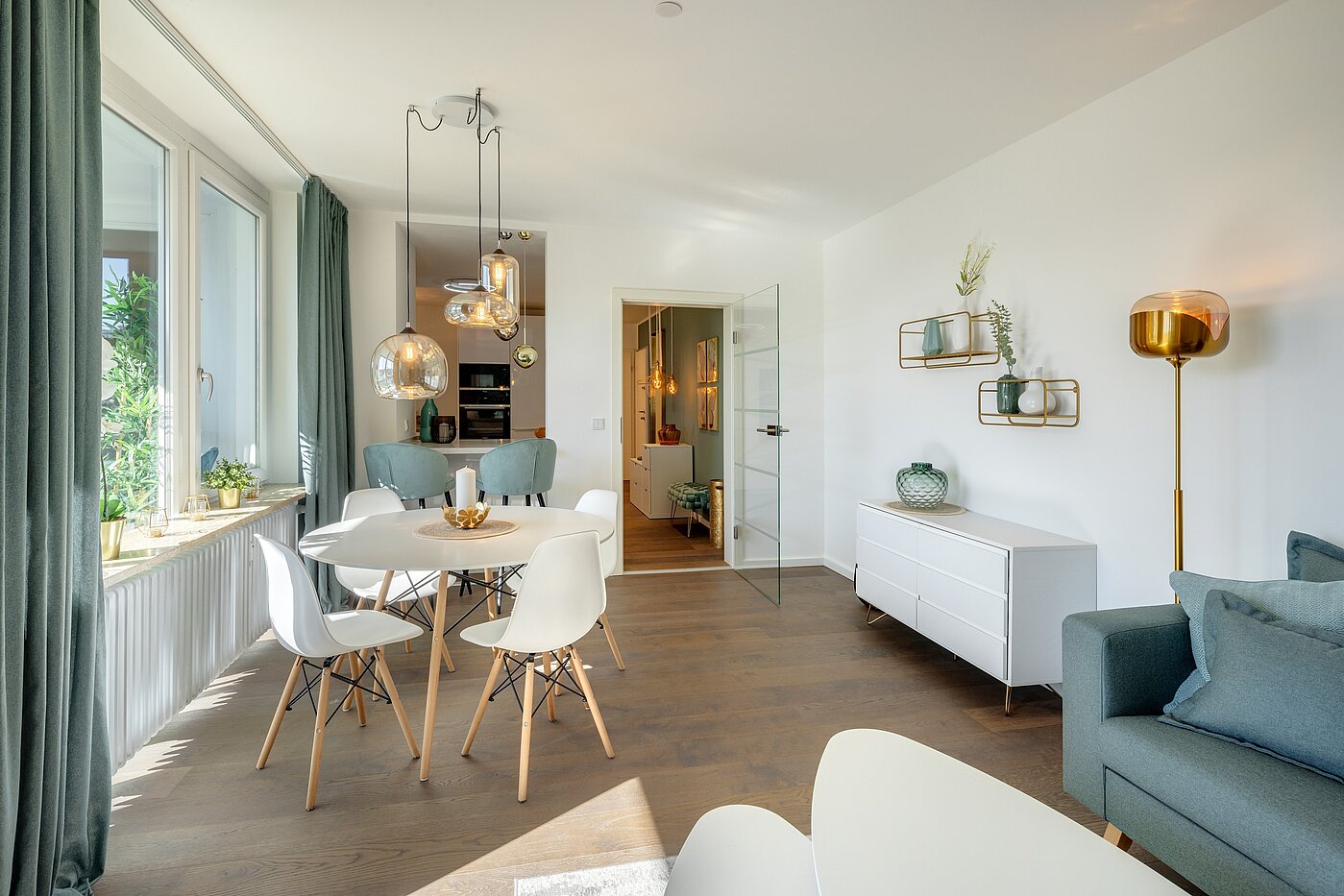 フラット 部屋数 3 部屋 | München-Sendling | 70167 | Angrenzender Essbereich...