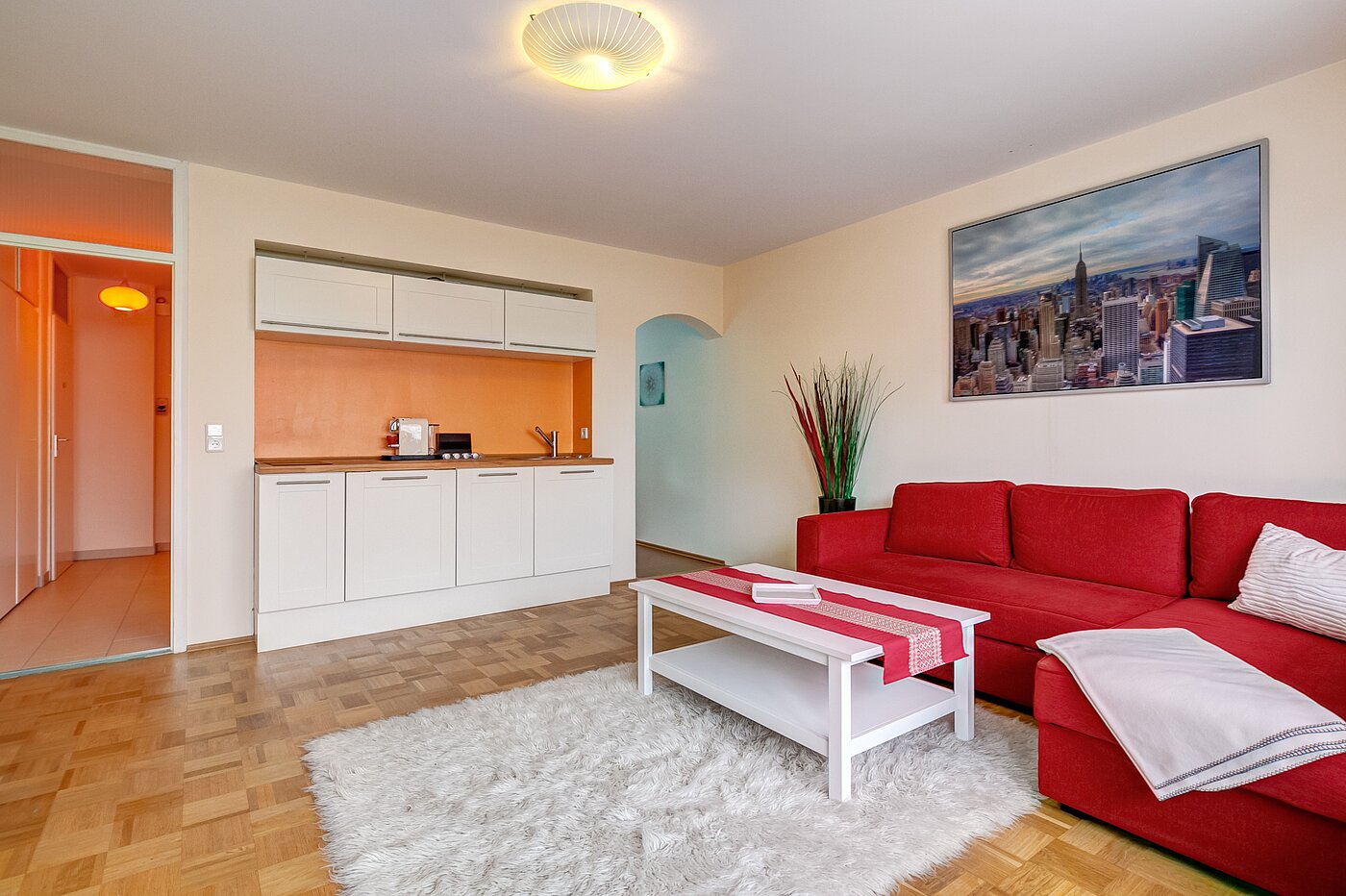 フラット 部屋数 1.5 部屋 | München-Milbertshofen | 701281 | Wohn-/ Kochbereich