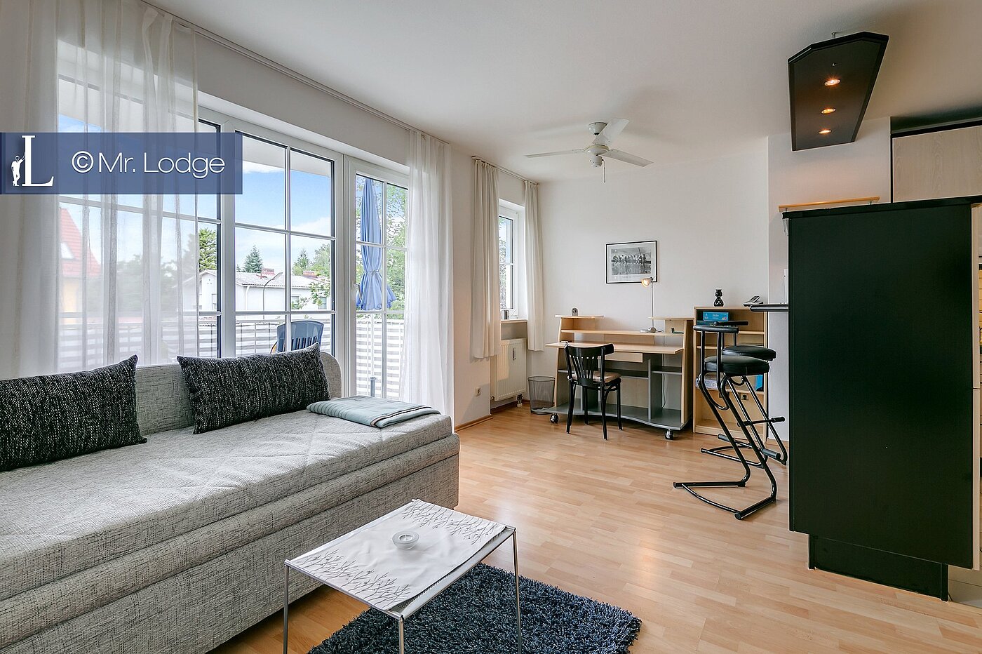 フラット 部屋数 1 部屋 | München-Untermenzing | 1802ML1 | Blick zur Arbeitsecke