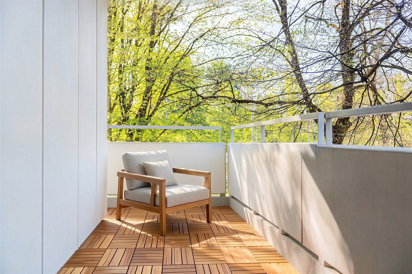 フラット 部屋数 3.5 部屋 | München-Bogenhausen | 703052 | Sonniger Westbalkon (Visualisierung)