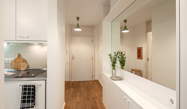 フラット 部屋数 2 部屋 | München-Solln | 704181 | Flur Blickrichtung Eingang
