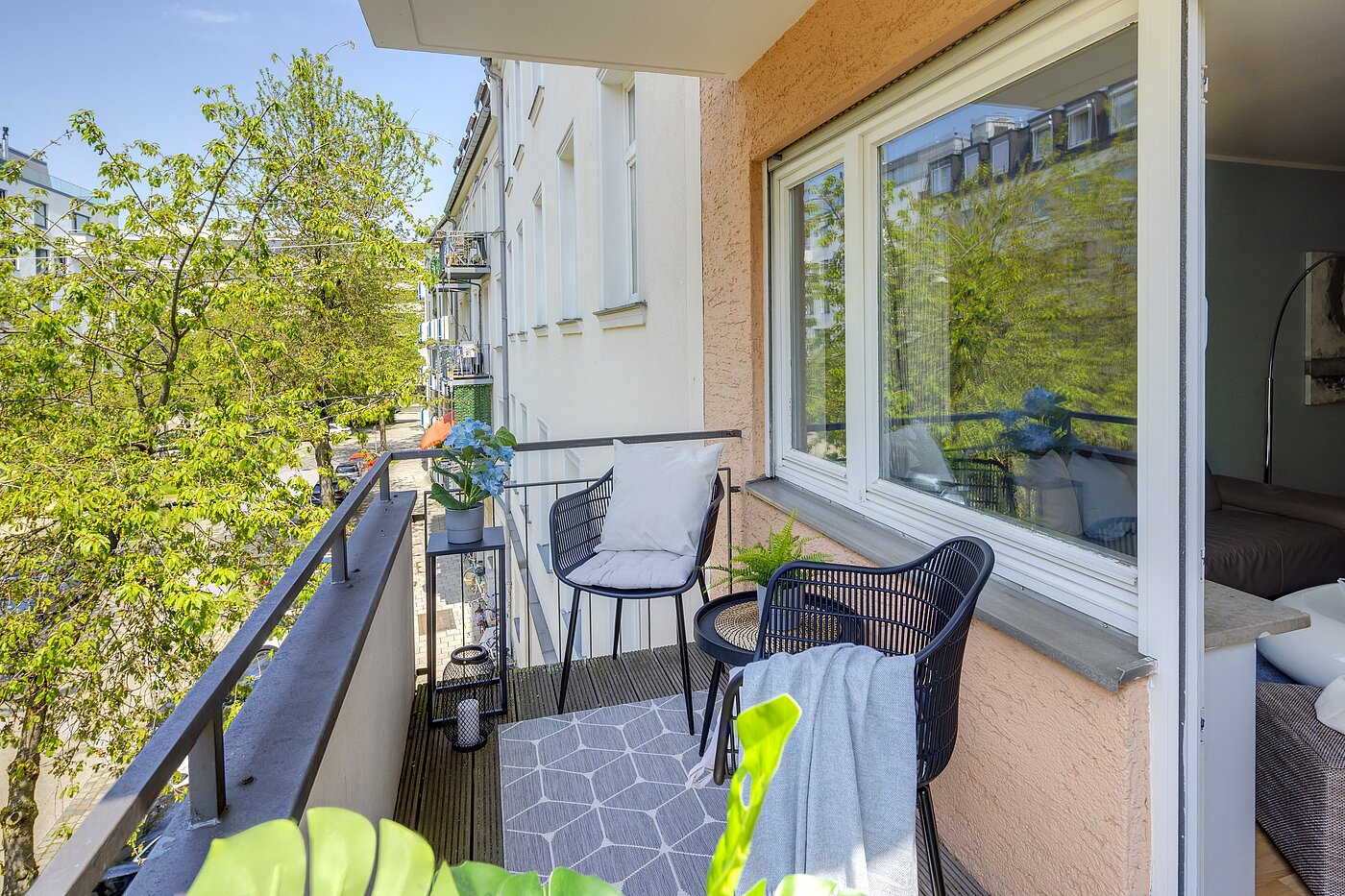フラット 部屋数 2 部屋 | München-Schwabing | 70013 | Balkon mit Westausrichtung