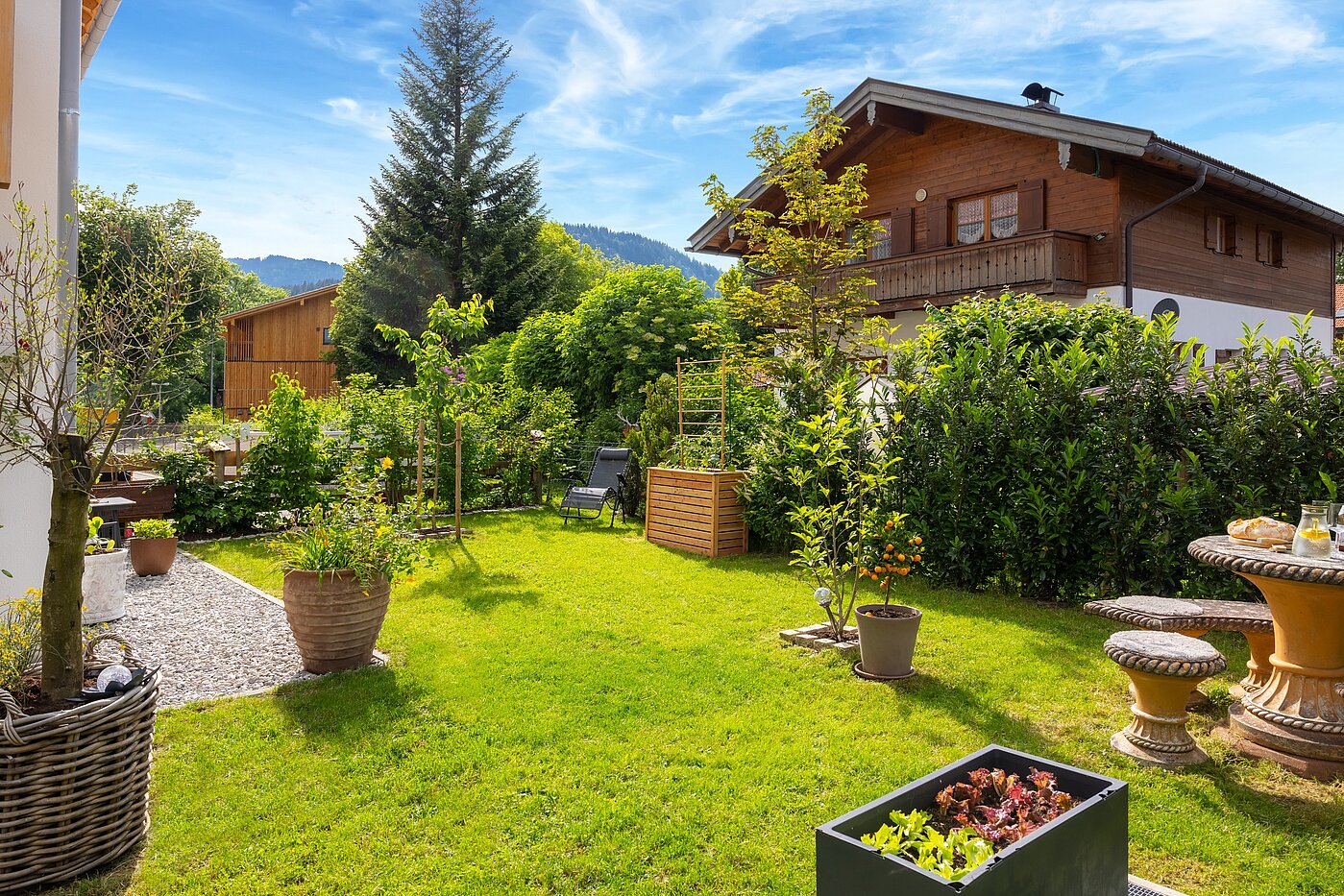 フラット 部屋数 2 部屋 | Bad Wiessee | 700942 | Großzügiger Garten