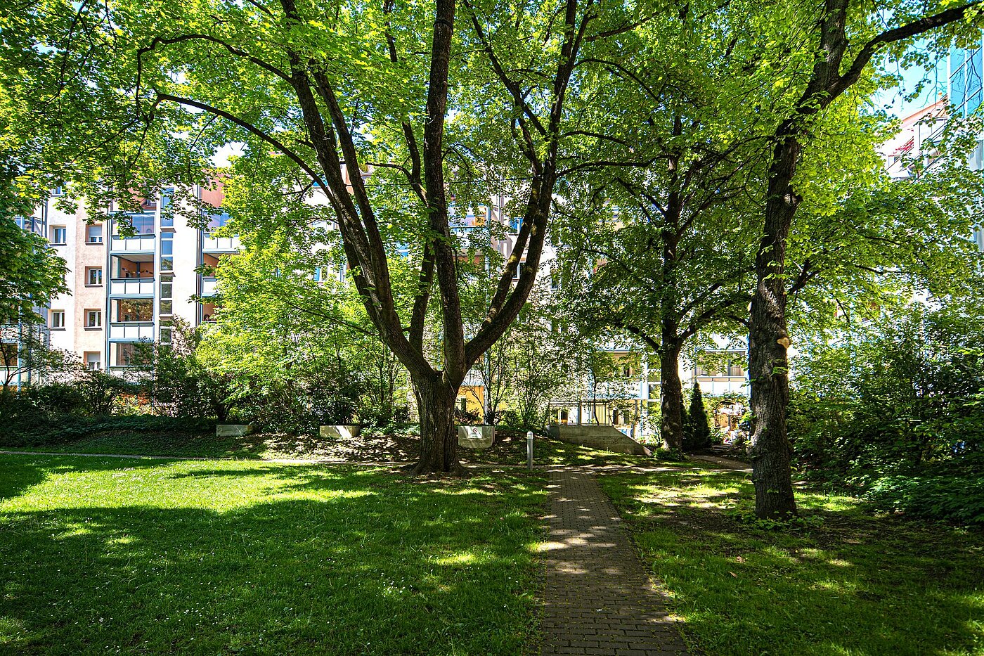 フラット 部屋数 2.5 部屋 | München-Au | 2002ML5 | Ausblick zum grünen Innenhof
