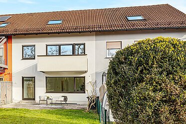 Unterschleißheim: 日当たりの良いテラスハウス。