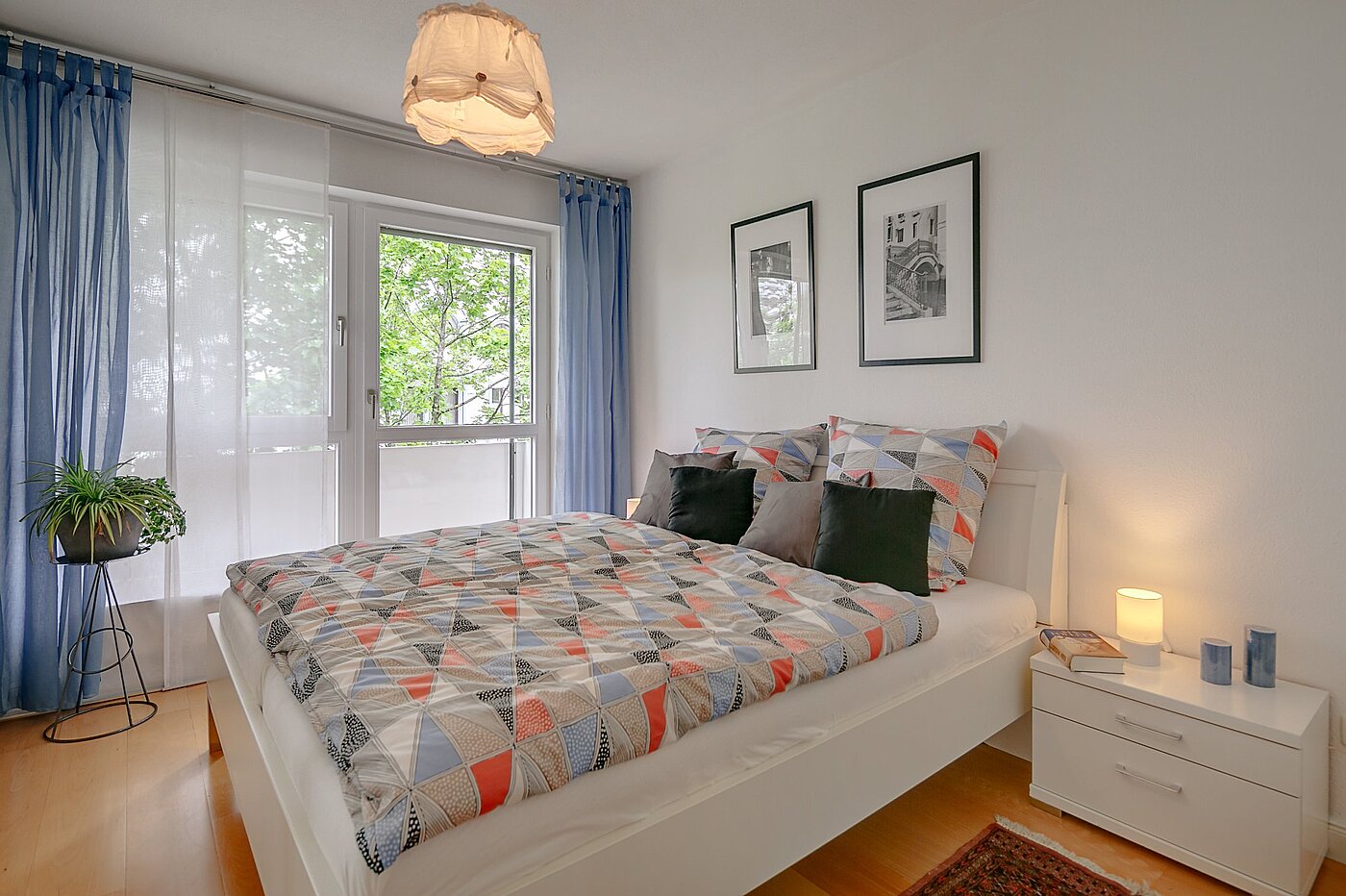 フラット 部屋数 2 部屋 | München-Allach | 1903ML6 | Schlafzimmer mit..