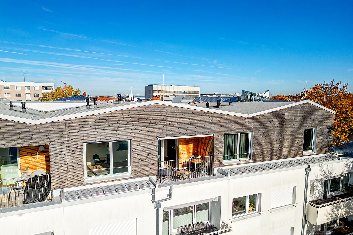 アティック・フラット（屋根裏） 部屋数 2 部屋 | München-Maxvorstadt | 701661 | Ansicht Penthouse