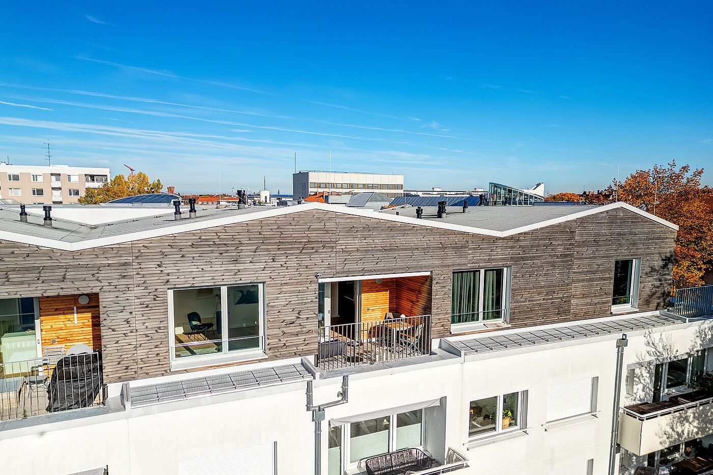 アティック・フラット（屋根裏） 部屋数 2 部屋 | München-Maxvorstadt | 701661 | Ansicht Penthouse