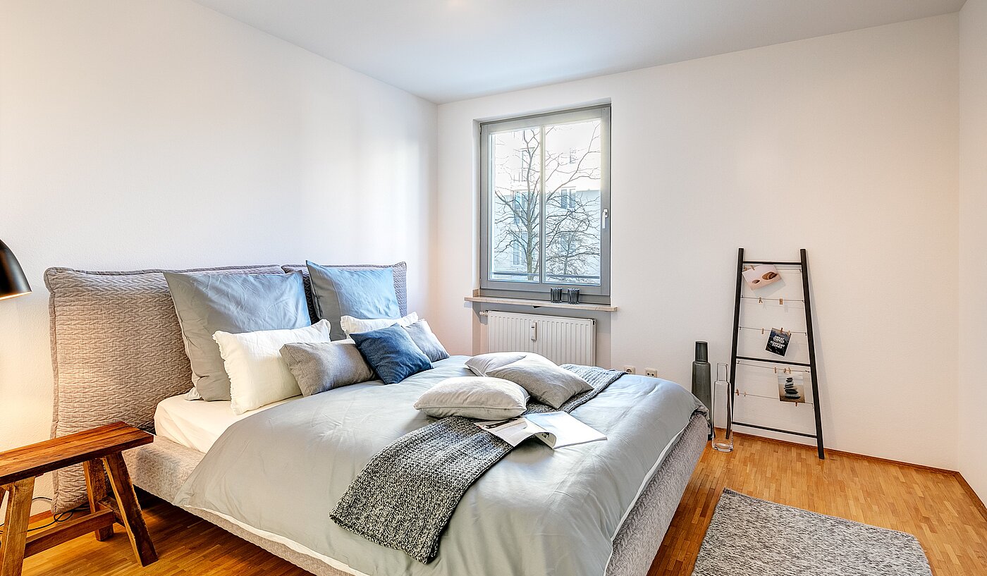 フラット 部屋数 4 部屋 | 1709ML3 | Schlafzimmer