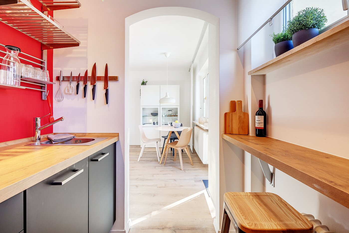 フラット 部屋数 2 部屋 | München-Moosach | 70462 | Blick auf den Essbereich