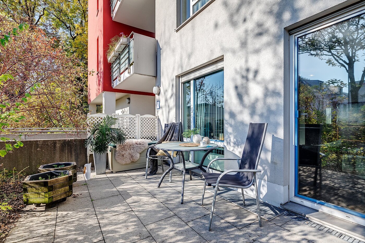 フラット 部屋数 1 部屋 | München-Trudering | 1810ML3 | Einladende, sonnige Terrasse