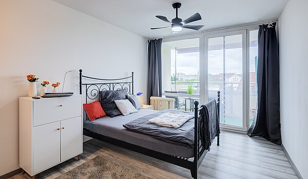 フラット 部屋数 1 部屋 | München-Haidhausen | 70482 | Schlafbereich