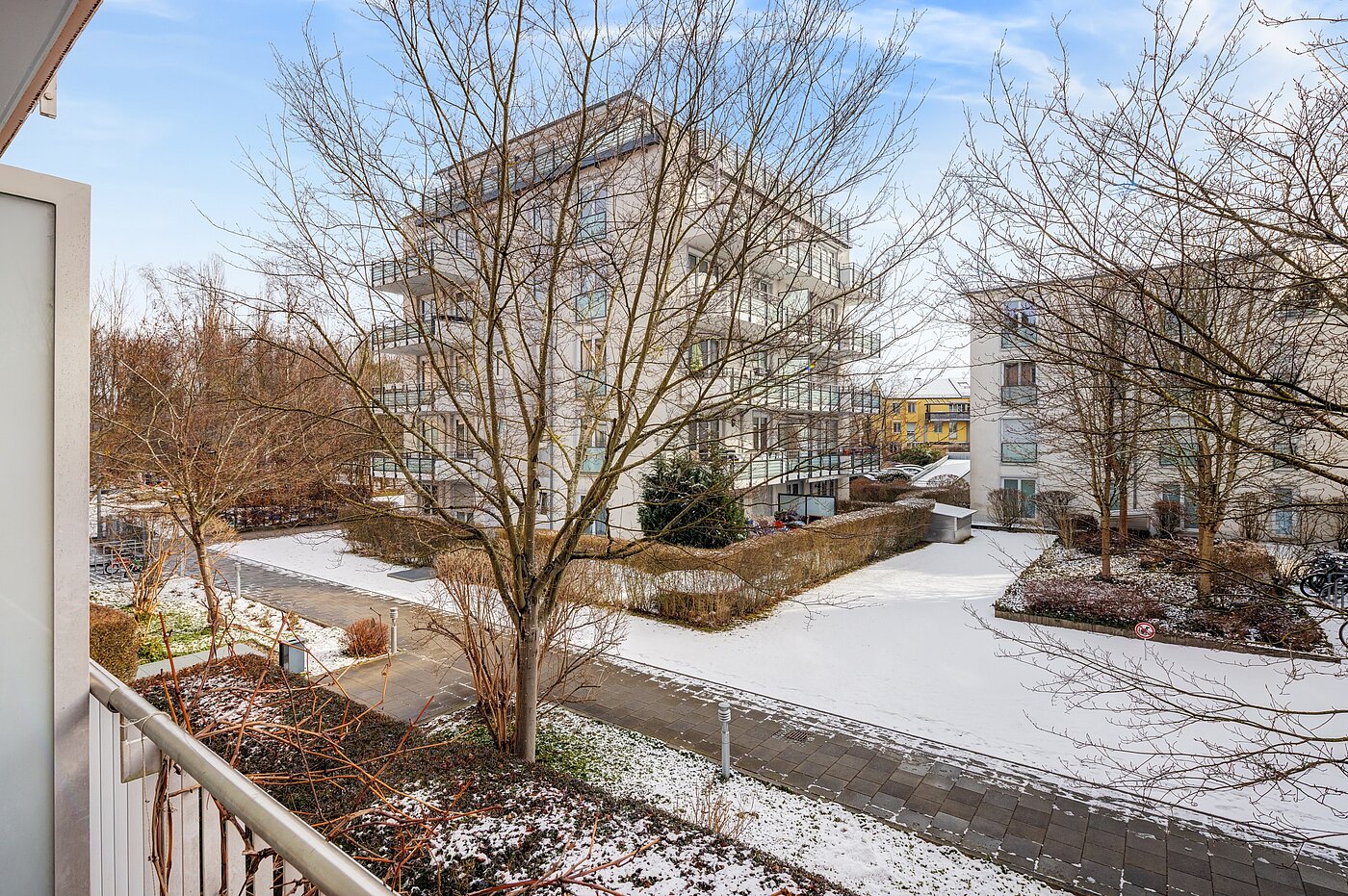 フラット 部屋数 2 部屋 | München-Bogenhausen | 70396 | Blick vom Balkon...