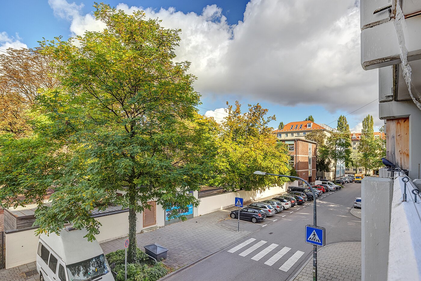 フラット 部屋数 1 部屋 | München-Maxvorstadt | 700022 | Blick vom Balkon
