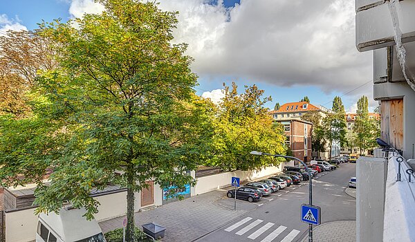 フラット 部屋数 1 部屋 | München-Maxvorstadt | 700022 | Blick vom Balkon