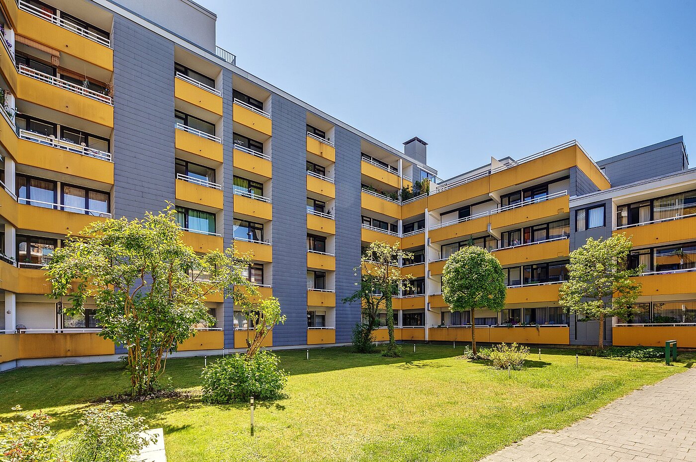 フラット 部屋数 2 部屋 | München-Sendling-Westpark | 2003ML11 | Gartenseite