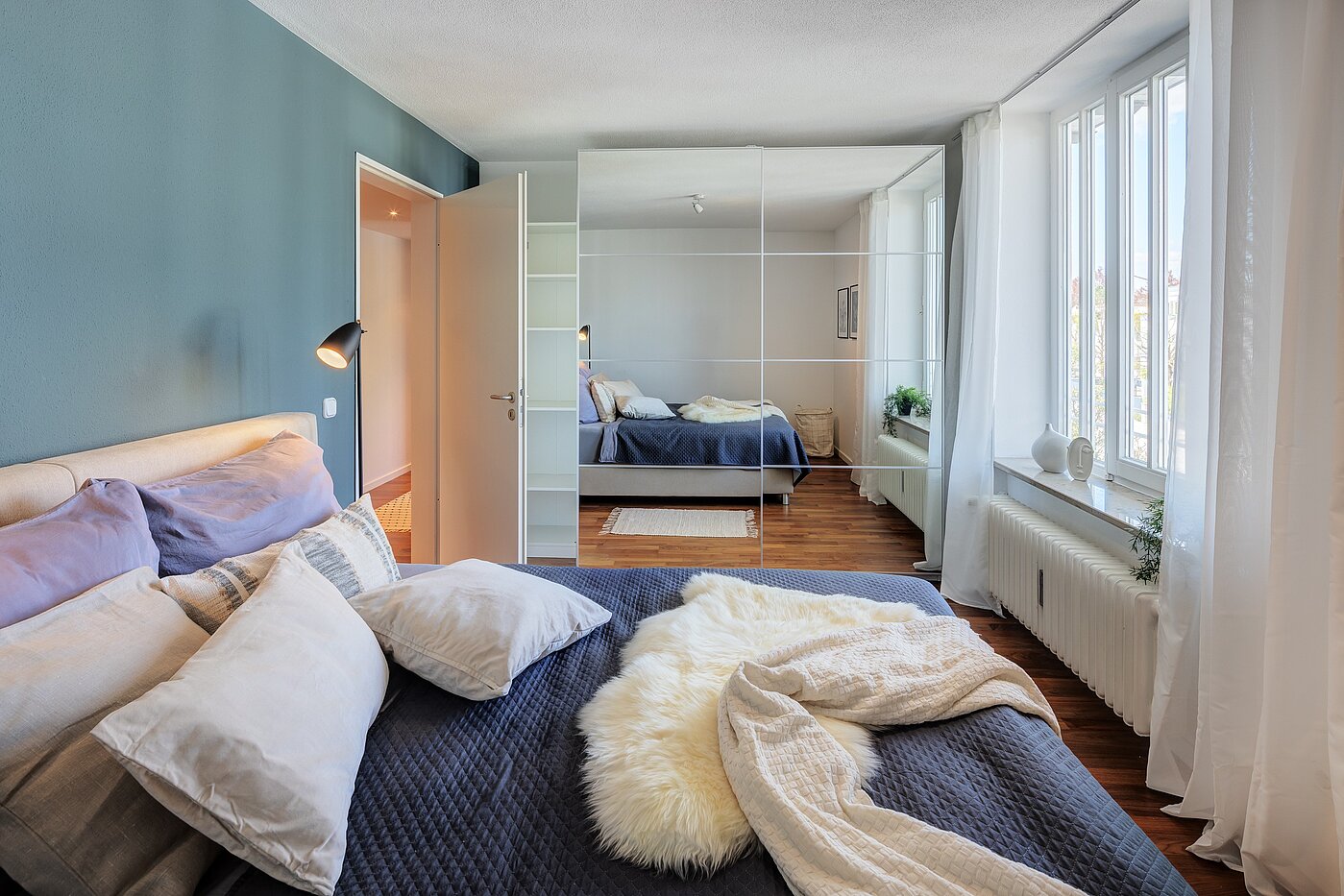 フラット 部屋数 2.5 部屋 | München-Fasangarten | 702211 | ...Schlafzimmer