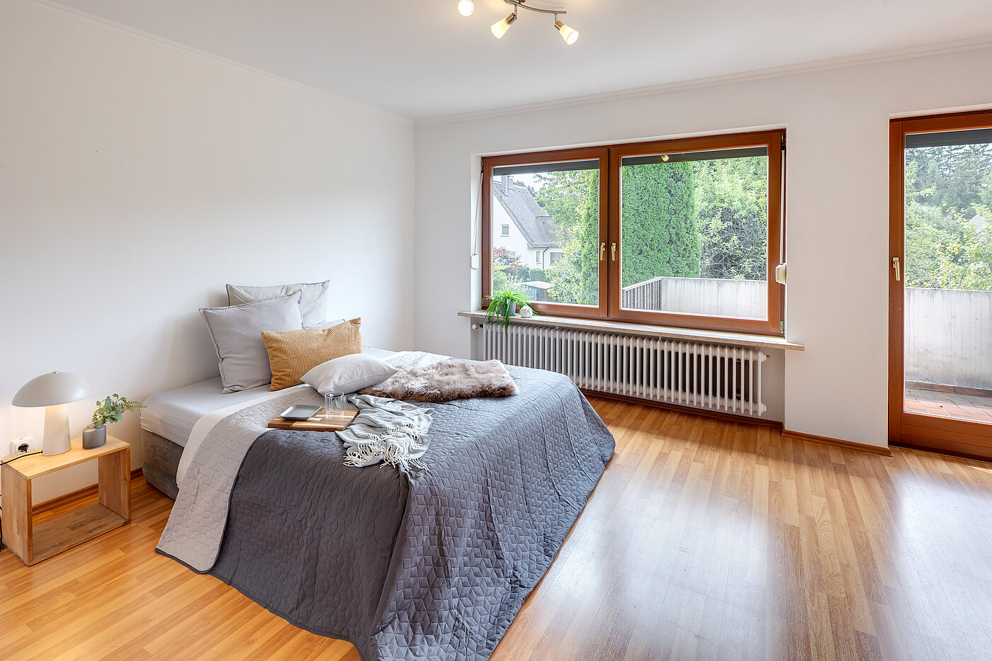 角のテラスハウス 部屋数 5.5 部屋 | München-Trudering | 702531 | Schlafzimmer mit...