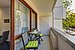 Balkon mit West-Ausrichtung