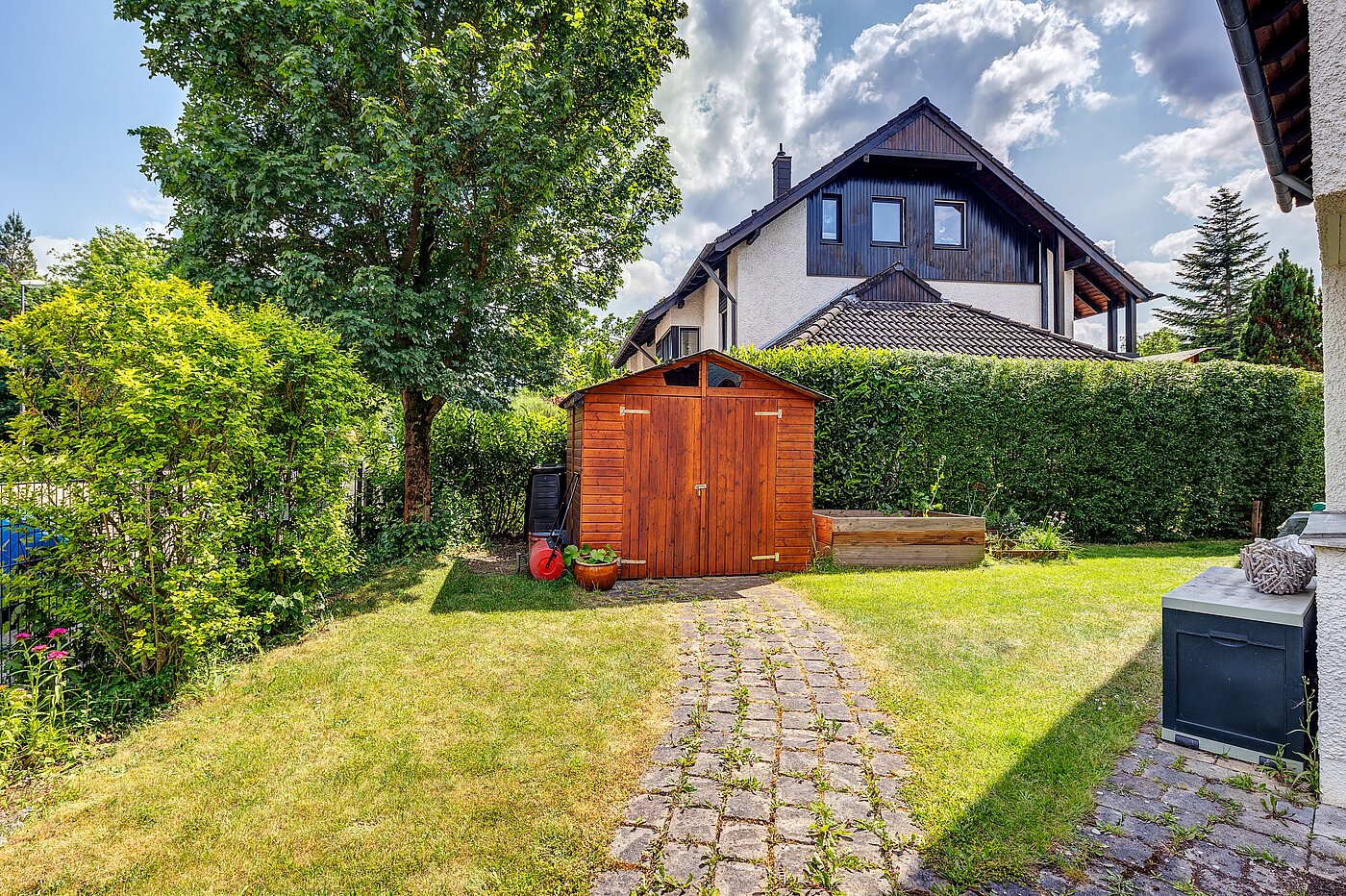 角のテラスハウス 部屋数 6 部屋 | Germering | 70033 | Zugang zum Garten