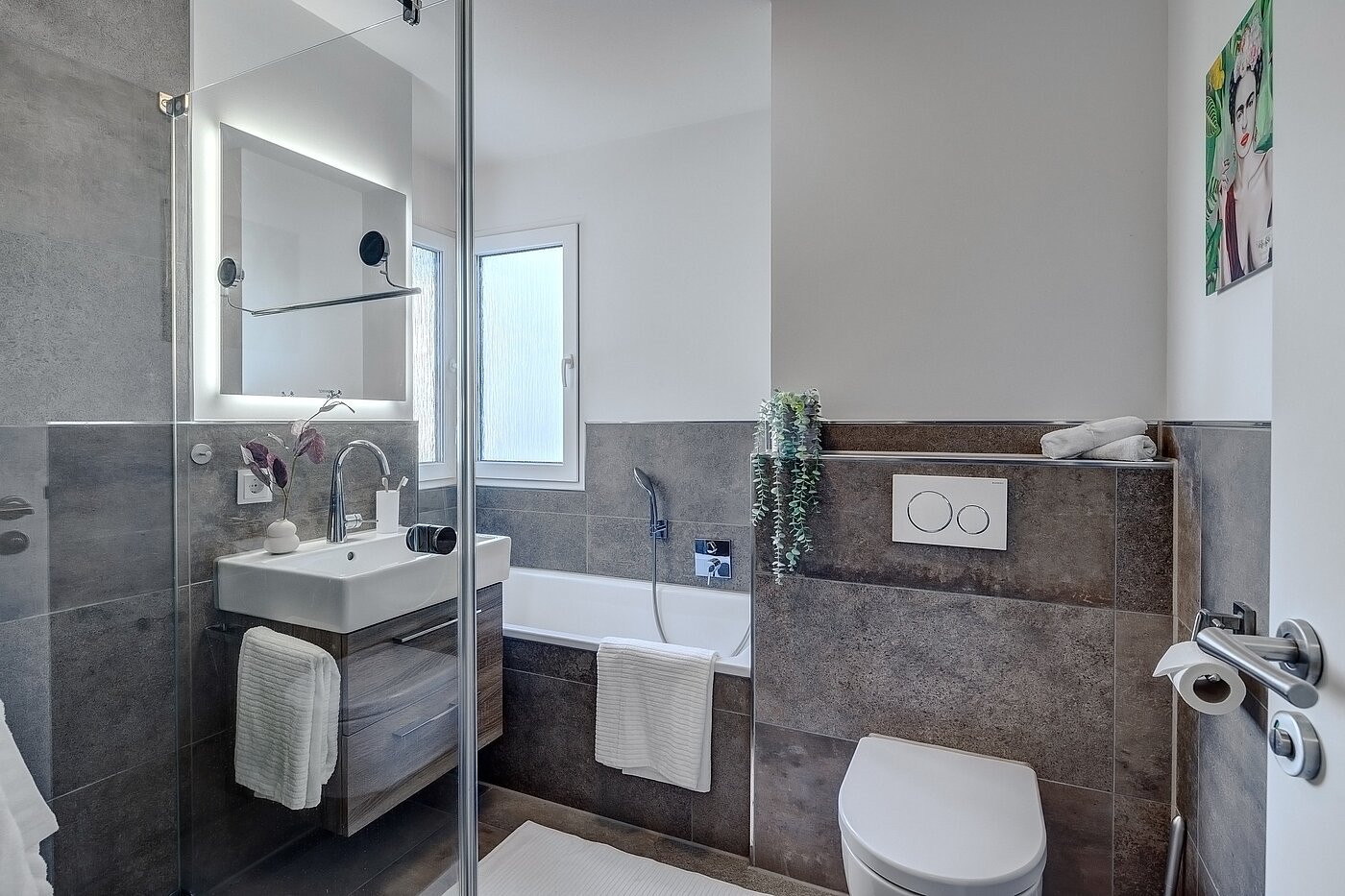 フラット 部屋数 4 部屋 | Ismaning | 700081 | Stilvolles Badezimmer