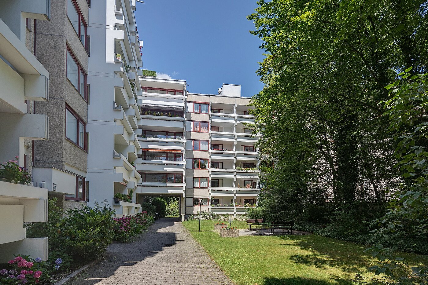 フラット 部屋数 1.5 部屋 | München-Neuhausen | 1807ML3 | Gepflegte Anlage