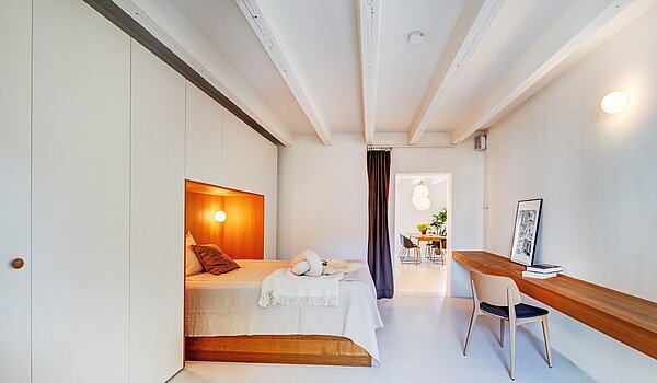 フラット 部屋数 2.5 部屋 | München-Au | 703111 | Schlafzimmer