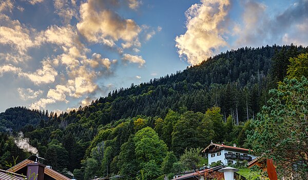 角のテラスハウス 部屋数 3 部屋 | Kreuth | 70037 | Blick auf den Hirschberg