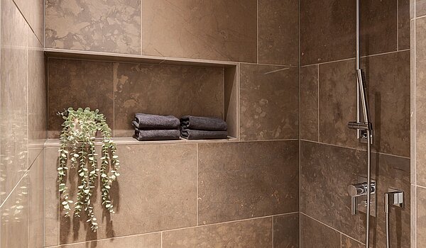 フラット 部屋数 3 部屋 | 70046 | ...mit bodengleicher Dusche