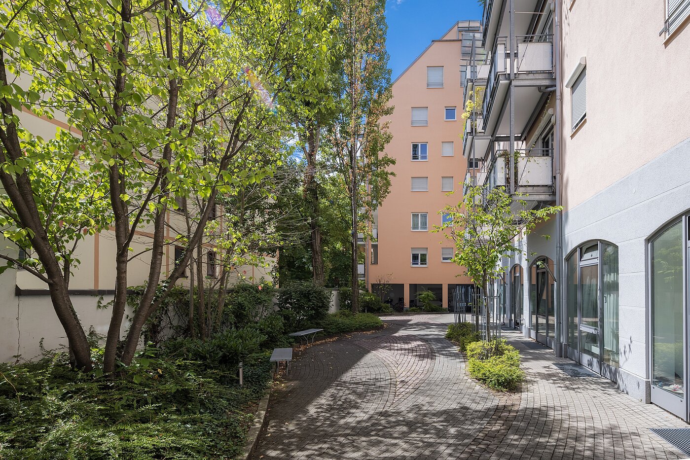フラット 部屋数 1 部屋 | München-Maxvorstadt | 2206ML5 | Sehr ruhiger, begrünter Innenhof
