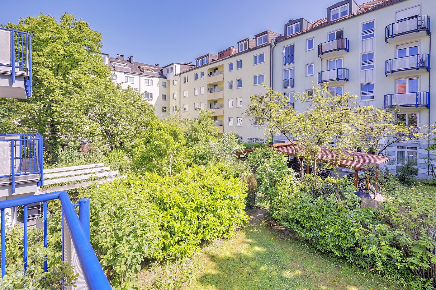フラット 部屋数 2 部屋 | München-Laim | 70226 | Ausblick ins Grüne