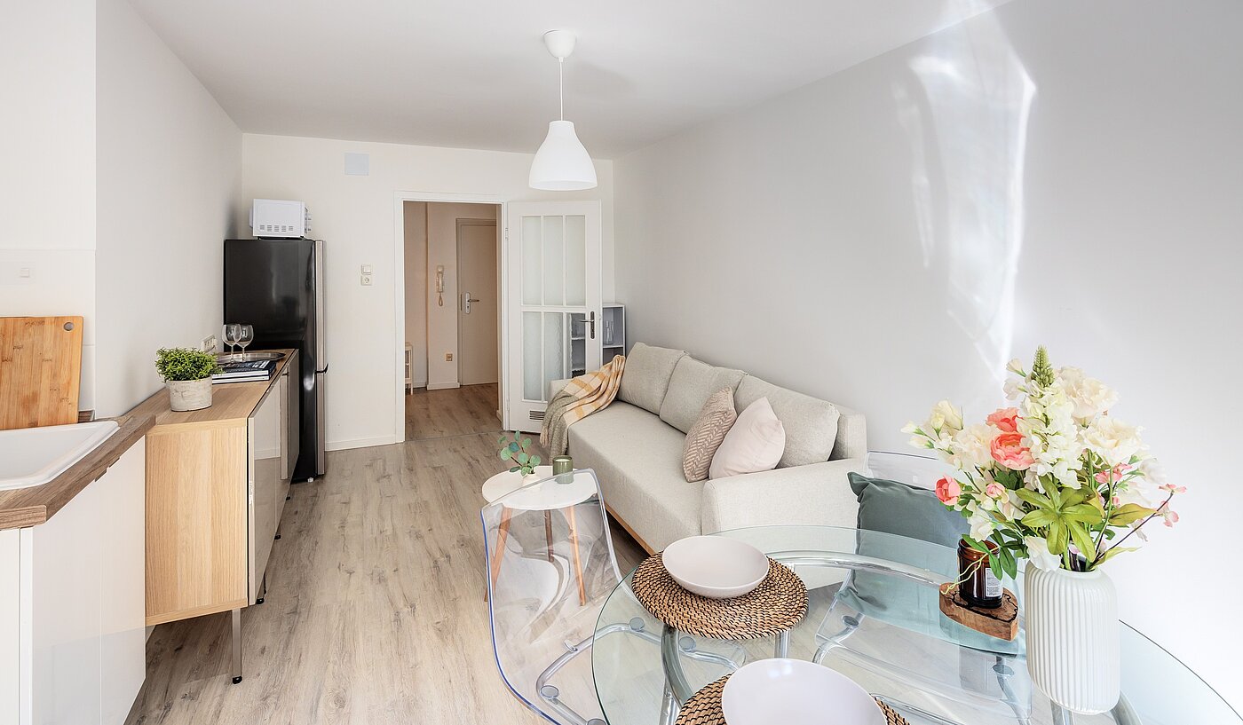 フラット 部屋数 2 部屋 | München-Sendling | 70220 | Wohnbereich