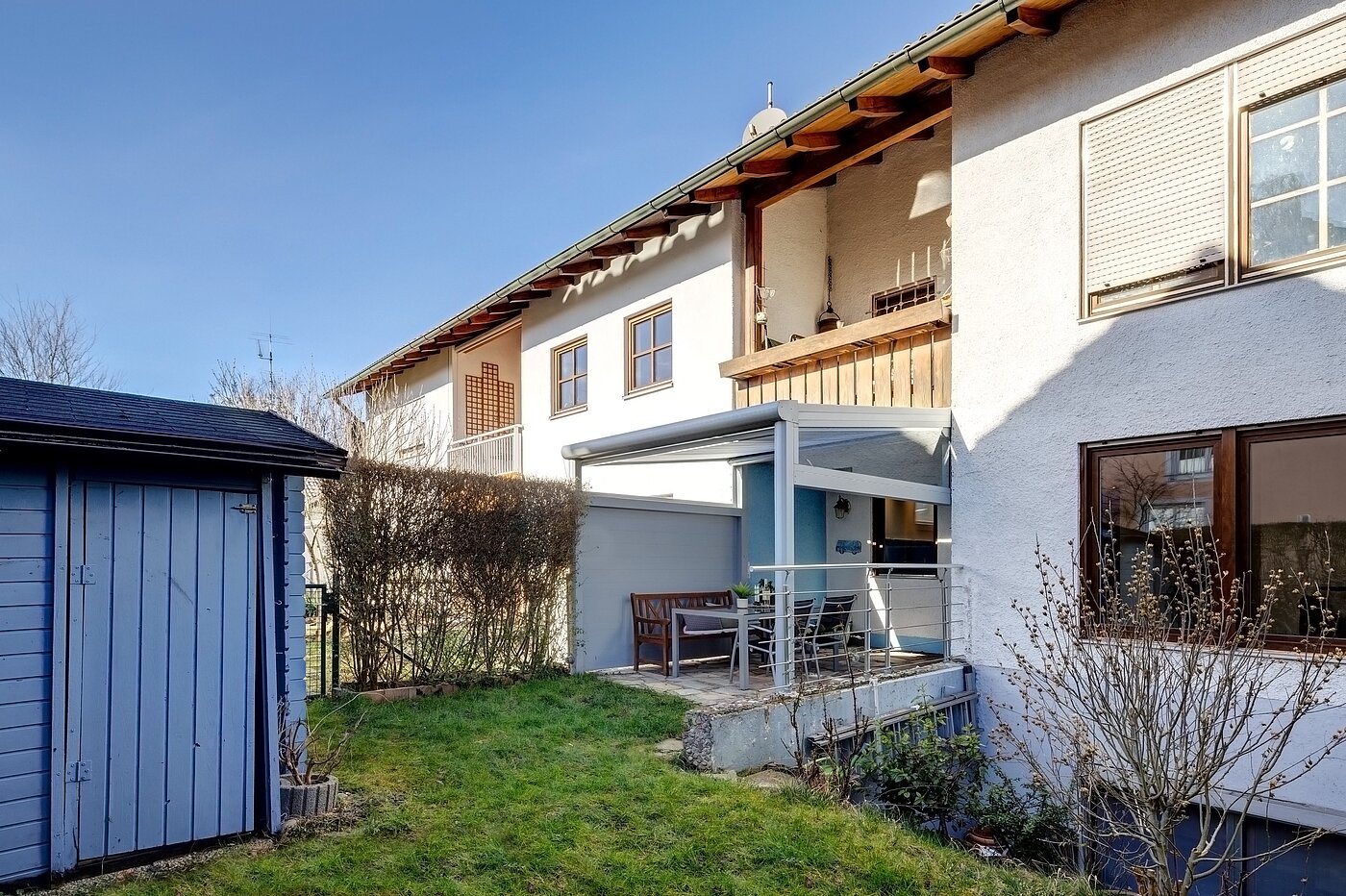 フラット 部屋数 4 部屋 | Ismaning | 700081 | Gartenansicht
