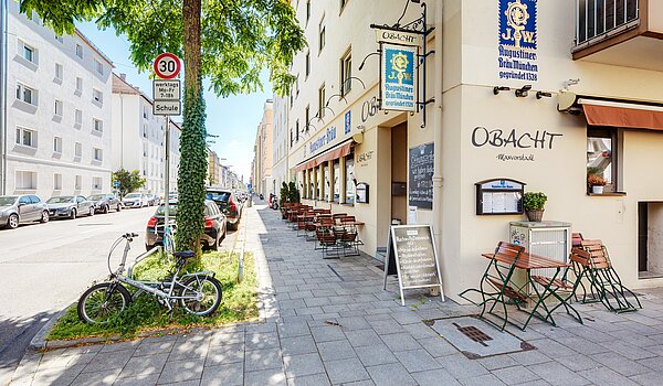フラット 部屋数 1 部屋 | München-Maxvorstadt | 700022 | Restaurants/Bars/Cafés in der Nähe