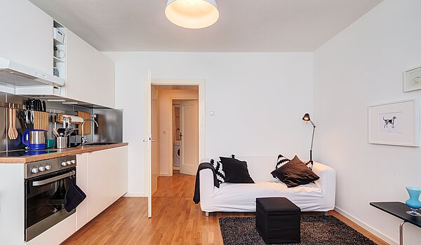 フラット 部屋数 2 部屋 | München-Maxvorstadt | 70398 | Wohn- und Essbereich