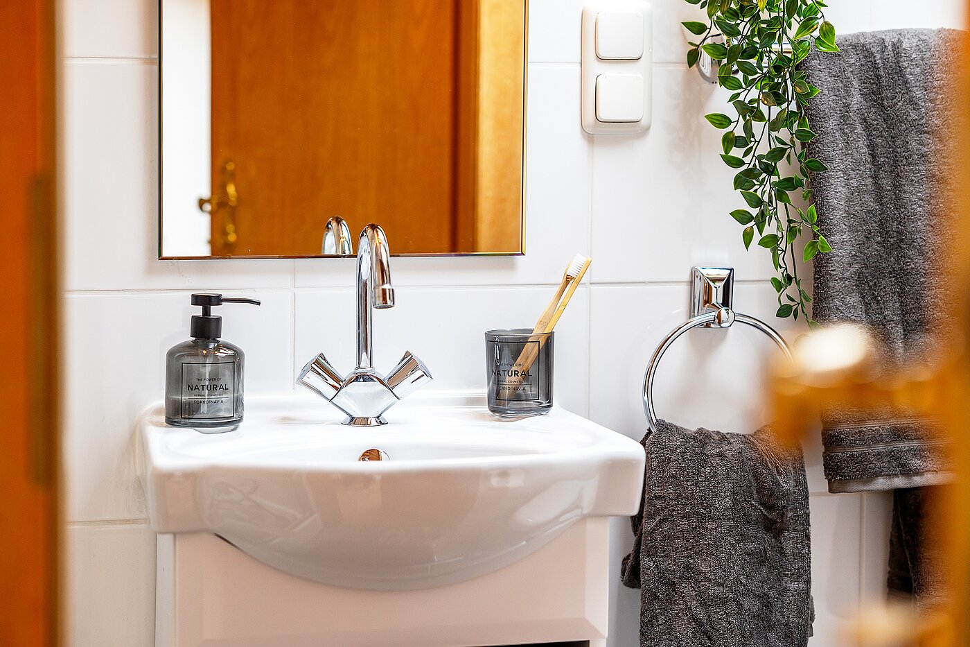 アティック・フラット（屋根裏） 部屋数 2 部屋 | Bad Wiessee | 70017 | Badezimmer