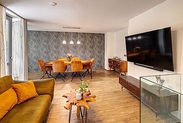 Milbertshofen：おしゃれなガーデンアパートメント