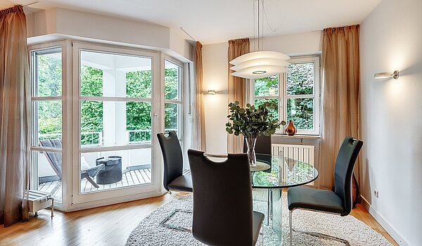 フラット 部屋数 3 部屋 | München-Harlaching | 2108ML3 | ...Essbereich mit Zugang...