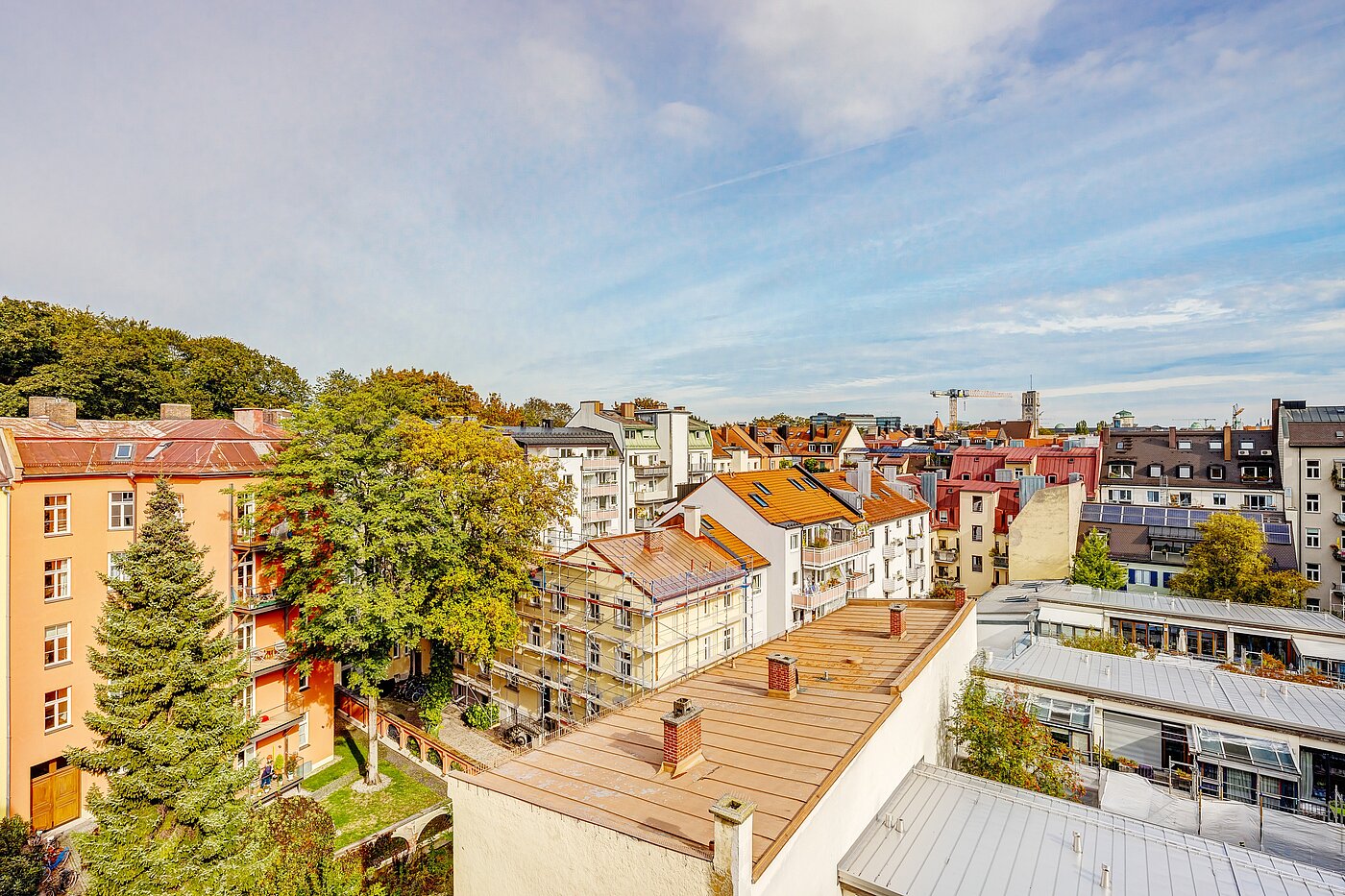 アティック・フラット（屋根裏） 部屋数 2 部屋 | München-Au | 2209ML3 | ...Richtung Innenhof
