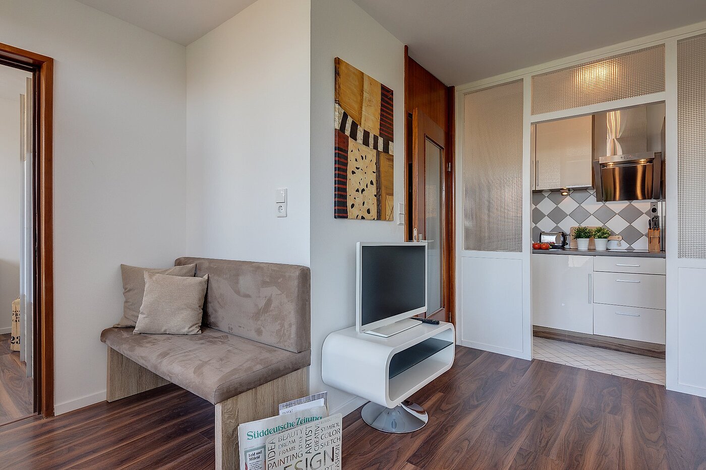 フラット 部屋数 1.5 部屋 | München-Neuhausen | 1807ML3 | Blick zur Küche