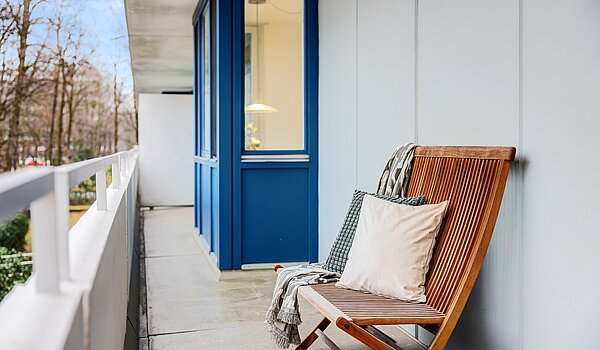 フラット 部屋数 3.5 部屋 | München-Bogenhausen | 70305 | Schattiger Nordbalkon