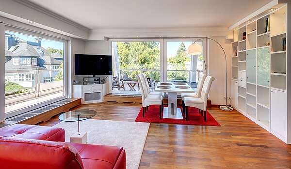 Penthouse 部屋数 2.5 部屋 | München-Harlaching | 702581 | Wohn- und Essbereich