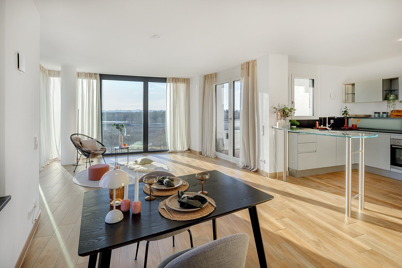 フラット 部屋数 3 部屋 | München-Obersendling | 70260 | Essbereich