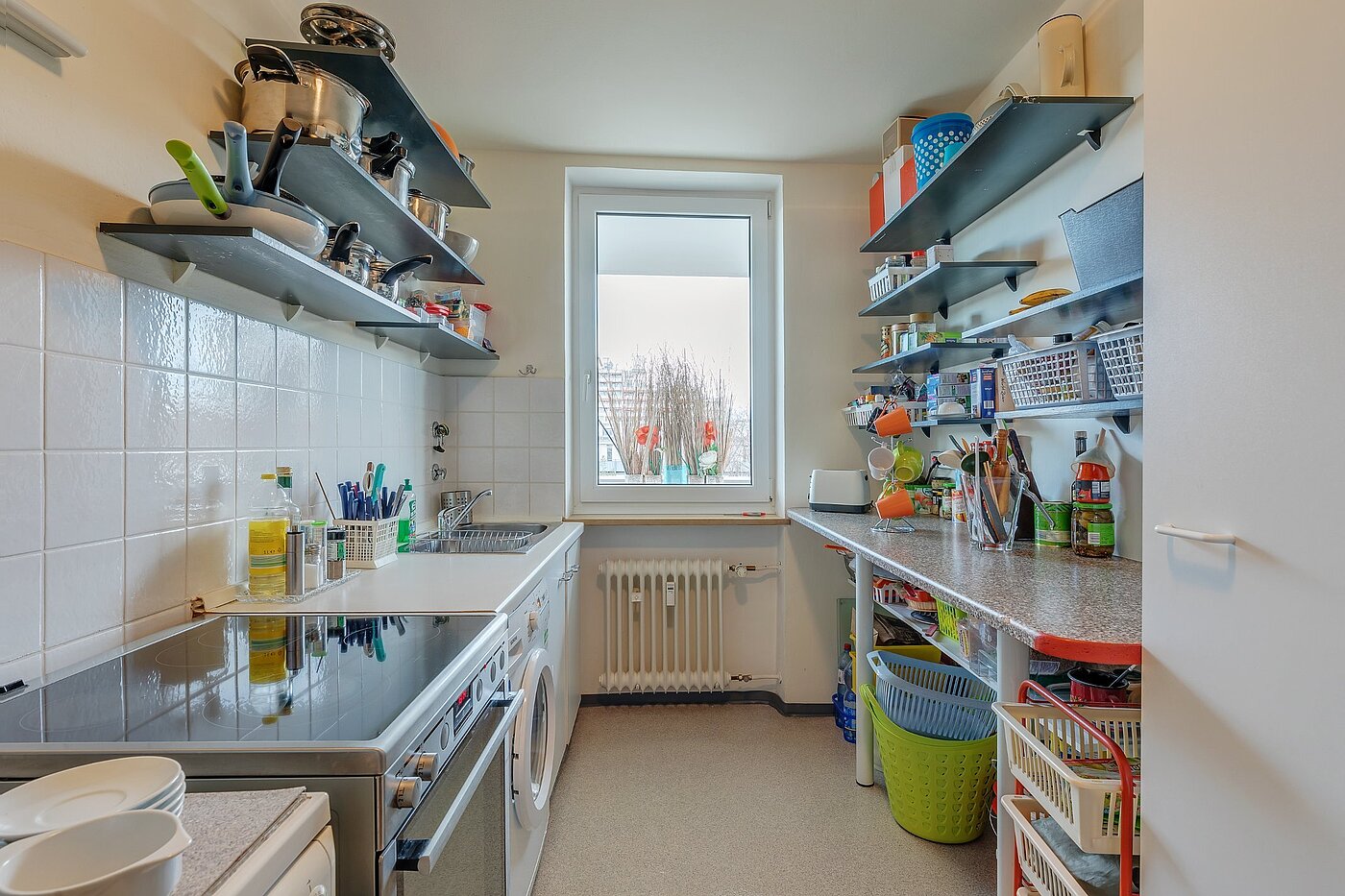 フラット 部屋数 3 部屋 | München-Schwabing | 1912ML4 | Küche mit Fenster