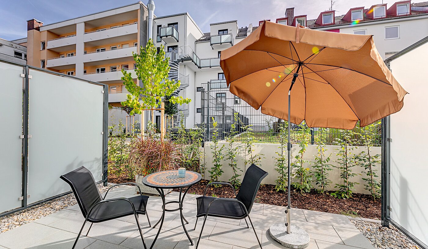 フラット 部屋数 1 部屋 | München-Milbertshofen | 2202ML8 | Terrasse mit Südausrichtung...
